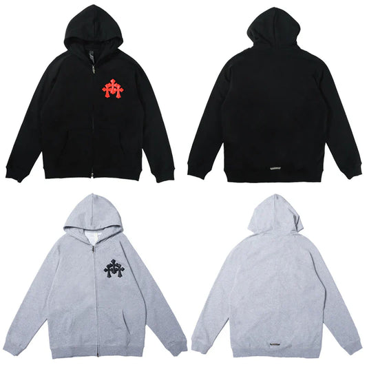 Chrome Hearts Zip Up Hoodie 8652