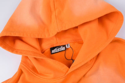 Hellstar Studios Orange Hoodie New