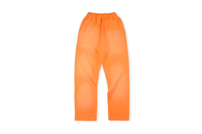 Hellstar Flame Flare Sweatpants Orange New