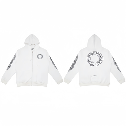 Chrome Hearts Zip Up Hoodie K5001