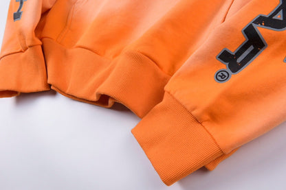 Hellstar Studios Orange Hoodie New