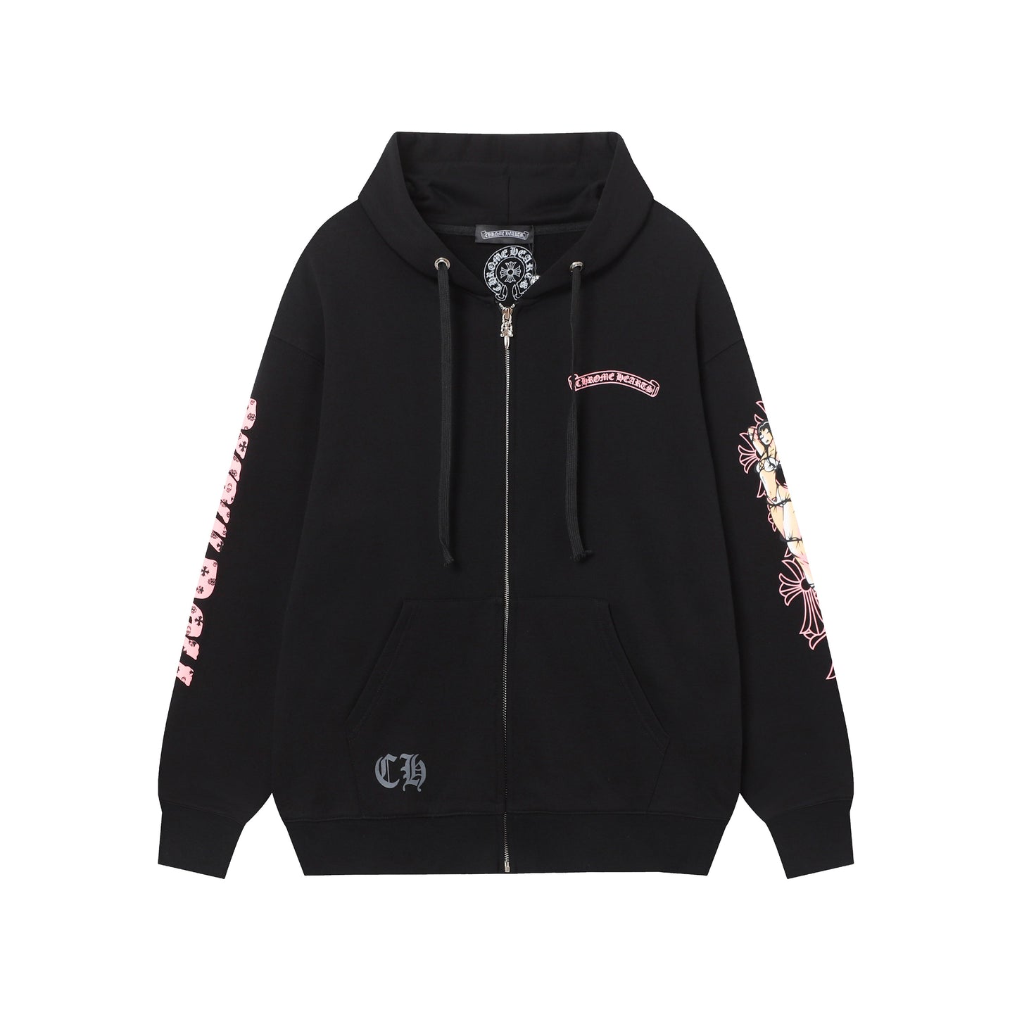 Chrome Hearts Zip Up Hoodie 9821