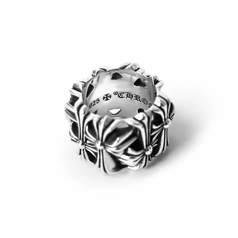 CHROME HEARTS SQUARE CEMETERY RING