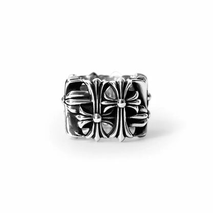 CHROME HEARTS SQUARE CEMETERY RING